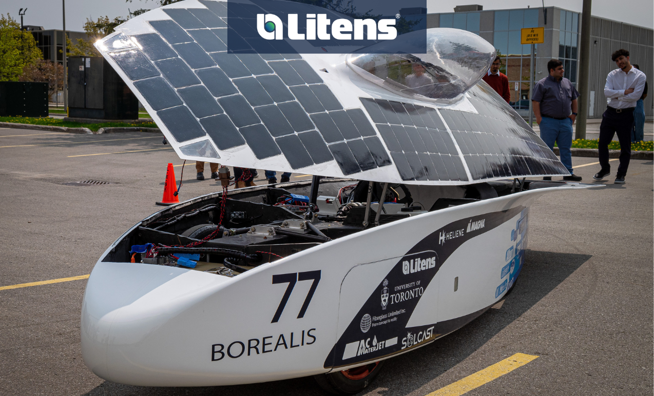 トロント大学ソーラーレーシングチームがLitensを訪問